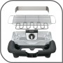 GRIGLIA ELETTRICA 2300WATT EASYGRILL CON TERMOSTAT