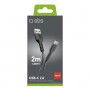 CAVO DATI USB 2.0 A TYPE-C 2,0MT NERO