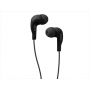 AURICOLARE STEREO CON MICROFONO PER SMARTHONE NERO