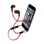 AURICOLARE STEREO CON MICROFONO PER SMARTPHONE RED