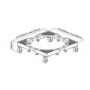 SUPPORTO LAVATRICE QUADRANGOLARE CON RUOTE