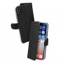 CUSTODIA A LIBRO PER IPHONE X NERO