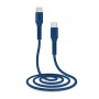 CAVO DATI LIGTHNING A TYPE C 1M BLU
