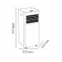 CONDIZIONATORE PORTATILE 8000BTU CLASSE A