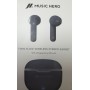 CUFFIA AURICOLARE WIRELESS STEREO EARPHONE BLACK