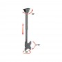 SUPPORTO TV 23-42 PER LED/LCD A SOFFITTO