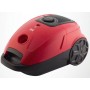 ASPIRAPOLVERE A TRAINO 800WATT CON SACCO COLOR RED