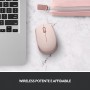 MOUSE OTTICO WIRELESS TASTI 3 CON SCROLL ROSA