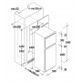 FRIGO INCASSO DOPPIA PORTA 205LT STATICO 145H