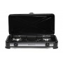 FORNELLO A GAS 2 FUOCHI 2200WATT NERO