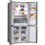 FRIGO 4 PORTE 537LT CLASSE F NO FROST INOX