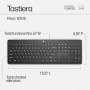 TASTIERA WIRELESS CON MOUSE WIRELESS NERO