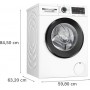 LAVATRICE 9KG 1400 GIRI CLASSE A INVERTER VAPORE