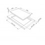PIANO COTTURA A GAS 5 FUOCHI 70CM GHISA AVENA