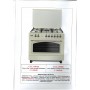 CUCINA A GAS 5 FUOCHI 90X60 PANNA FORNO GAS + GRIL