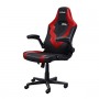 SEDIA DA GAMING HOME ENTERTAINMENT ROSSO/NERO