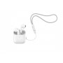 AURICOLARI BLUETOOTH COLORE BIANCO CON LACCETTO