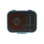 GIRADISCHI 33/45/78 CON BLUETOOTH AZZURRO