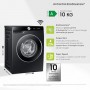 LAVATRICE 10KG 1400GIRI CLASSE A INVERTER VAPORE