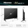 TV 32 LED HD SMART TV DVB-T2 CLASSE F 2HDMI