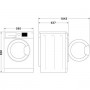 LAVATRICE 9KG 1400GIRI CLASSE A-20% INVERTER VAPOR