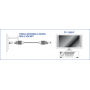 CAVO ANTENNA CON PLUG 90° 2MT BIANCO