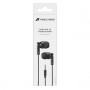 CUFFIA AURICOLARE CON MICROFONO JACK 3.5 MM BLACK