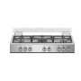 CUCINA A GAS 5 FUOCHI 90X60 INOX FORNO ELETTRICO