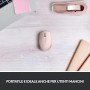 MOUSE OTTICO WIRELESS TASTI 3 CON SCROLL ROSA