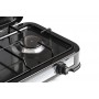 FORNELLO A GAS 2 FUOCHI 2200WATT NERO