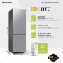 FRIGO COMBINATO 344LT CLASSE E NO FROST INOX