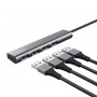 HUB USB-C 4 PORTE USB 3.2 ALLUMINIO