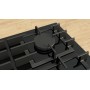 PIANO COTTURA A GAS 5 FUOCHI 90CM IN VETRO NERO