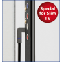 CAVO ANTENNA CON PLUG 90° 2MT BIANCO