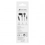 CUFFIA AURICOLARE CON MICROFONO JACK 3.5 MM BLACK