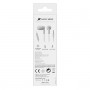 CUFFIA AURICOLARE CON MICROFONO JACK 3.5 MM WHITE