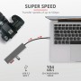 HUB USB-C 3 PORTE USB 3.2 CARD READER ALLUMINIO
