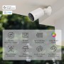 TELECAMERA DA ESTERNO WIFI 2K IP65 A BATTERIA