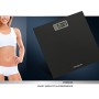 BILANCIA PESA PERSONE DIGITALE 150KG MAX NERA