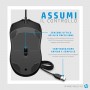 MOUSE OTTICO 1600DPI 3TASTI COLORE NERO