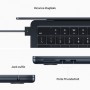 MACBOOK AIR 13 M2 SSD256 RAM 8GB MIDNIGHT