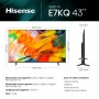 TV 43 QLED UHD 4K SMART TV DVB-T2 3HDMI WIFI